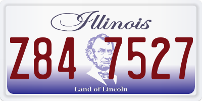 IL license plate Z847527