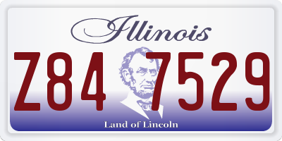 IL license plate Z847529