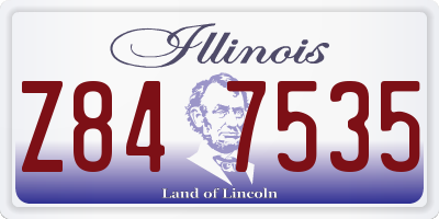 IL license plate Z847535