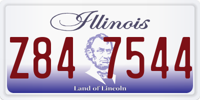 IL license plate Z847544