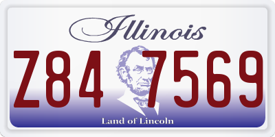 IL license plate Z847569