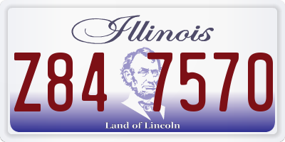 IL license plate Z847570