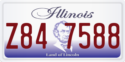IL license plate Z847588