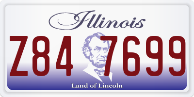 IL license plate Z847699
