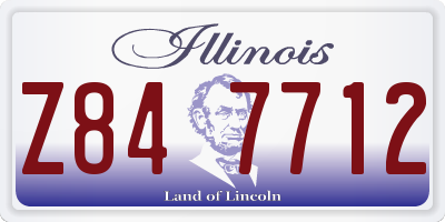 IL license plate Z847712