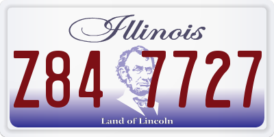 IL license plate Z847727