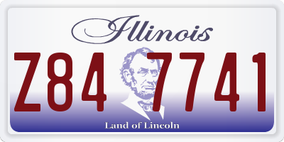 IL license plate Z847741