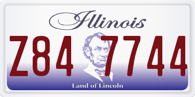 IL license plate Z847744