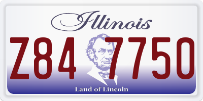 IL license plate Z847750