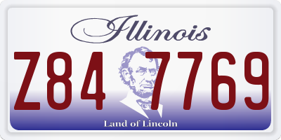 IL license plate Z847769
