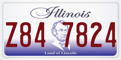 IL license plate Z847824