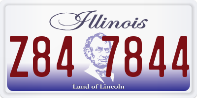 IL license plate Z847844