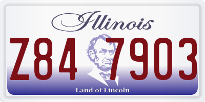 IL license plate Z847903