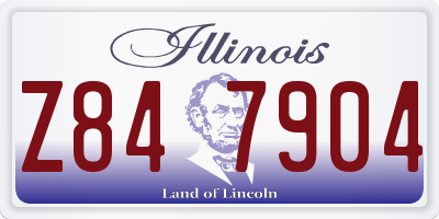 IL license plate Z847904