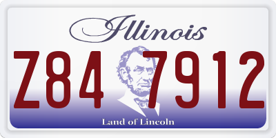 IL license plate Z847912