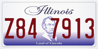 IL license plate Z847913