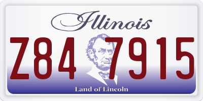 IL license plate Z847915