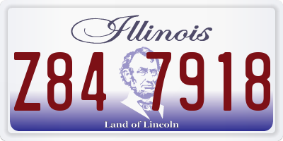 IL license plate Z847918