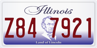 IL license plate Z847921