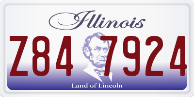 IL license plate Z847924