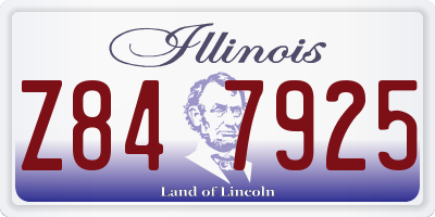 IL license plate Z847925