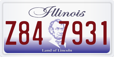 IL license plate Z847931