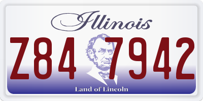 IL license plate Z847942