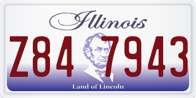 IL license plate Z847943