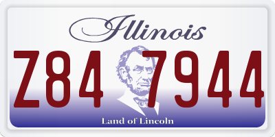 IL license plate Z847944
