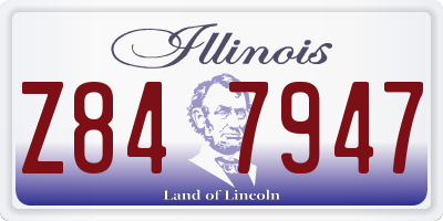 IL license plate Z847947
