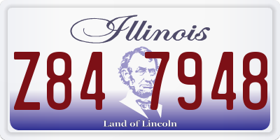 IL license plate Z847948