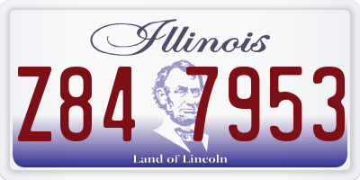 IL license plate Z847953