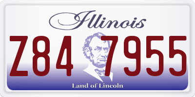 IL license plate Z847955