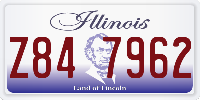 IL license plate Z847962