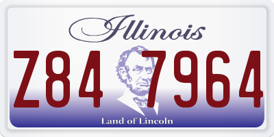 IL license plate Z847964