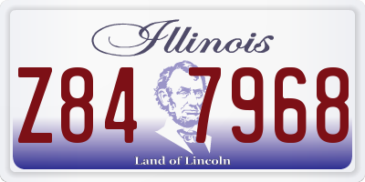 IL license plate Z847968