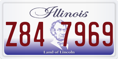 IL license plate Z847969