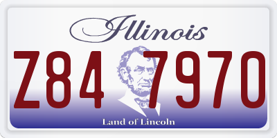 IL license plate Z847970