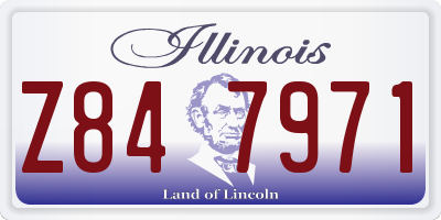 IL license plate Z847971