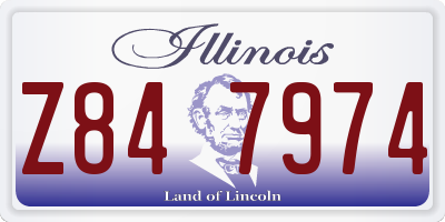 IL license plate Z847974