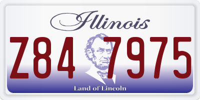 IL license plate Z847975