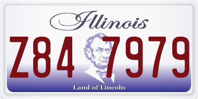 IL license plate Z847979