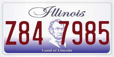 IL license plate Z847985