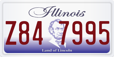 IL license plate Z847995