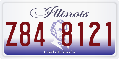 IL license plate Z848121