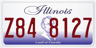 IL license plate Z848127