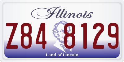 IL license plate Z848129