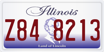IL license plate Z848213