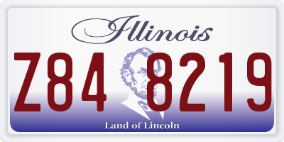 IL license plate Z848219