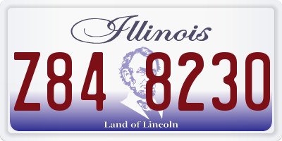 IL license plate Z848230